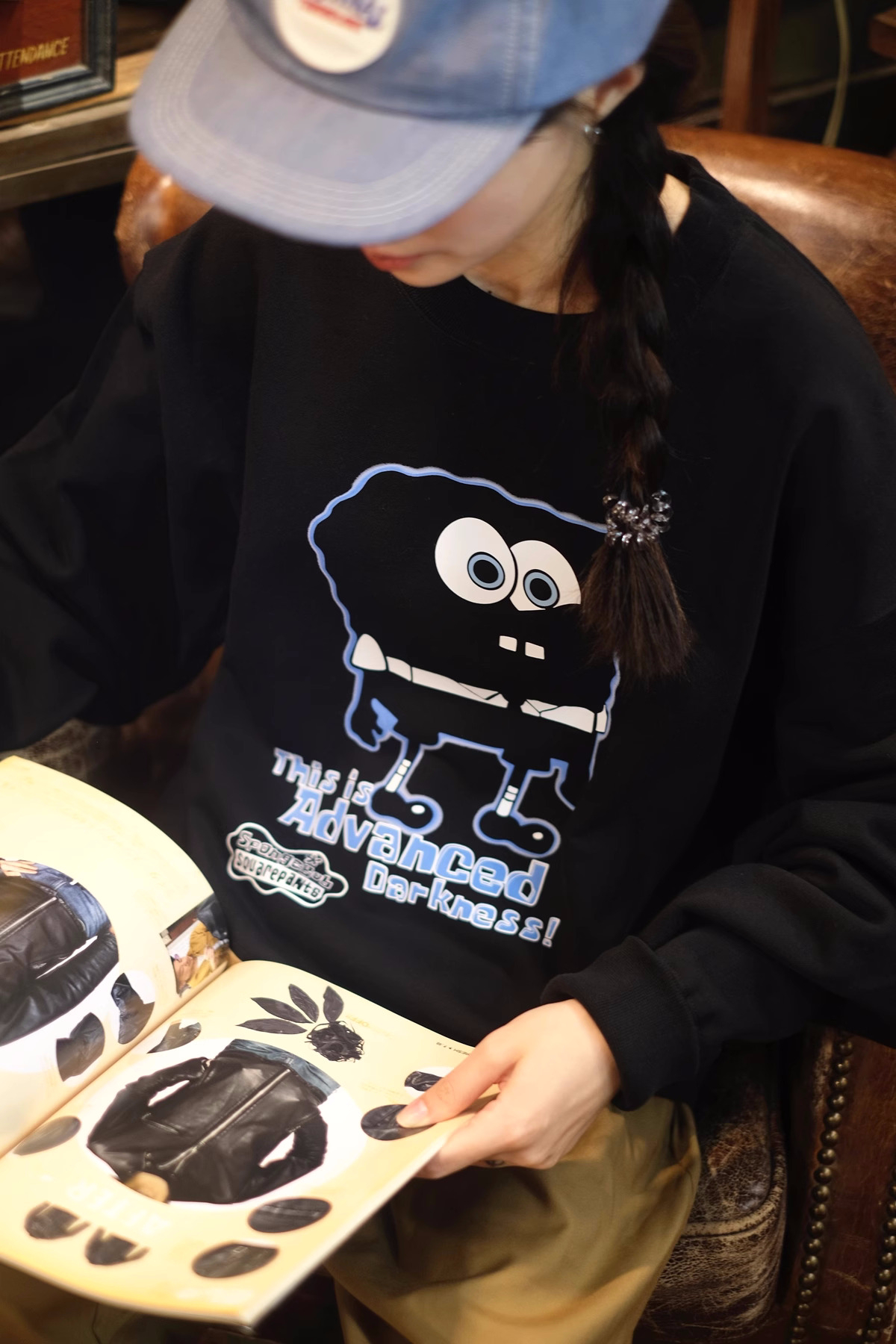 2023 new casual fleece 250g / large sweatshirt round neck autumn and winter sweatshirt for women with fleece