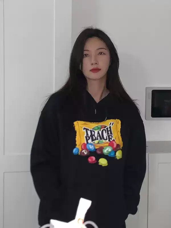 2023 new casual Dongdaemun fleece 250g / large sweatshirt hooded autumn and winter sweatshirt for women plus fleece