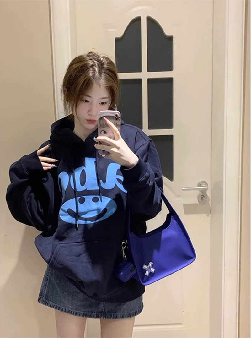 2023 Casual Dongdaemun Plush 250g / Large Hooded Autumn and Winter Sweater Women's Plush