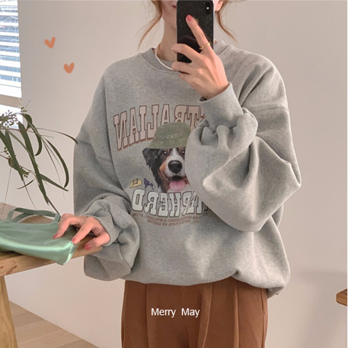 2023 New Casual Dongdaemun Plush Velvet 250g / Large David's Round Neck Autumn and Winter Sweatshirt Women's Plush