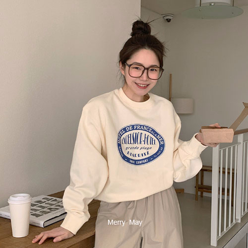 2023 New Casual Dongdaemun Plush Velvet 250g / Large David's Round Neck Autumn and Winter Sweatshirt Women's Plush