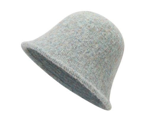 新款帽子女时尚冬韩国百搭渔夫帽纯色保暖盆帽气质显脸 小水桶帽