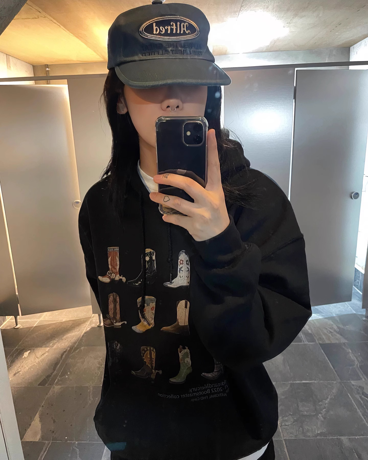 2023年新款時尚 華棉複合薄款310克/加絨410克秋冬裝衛衣女印花