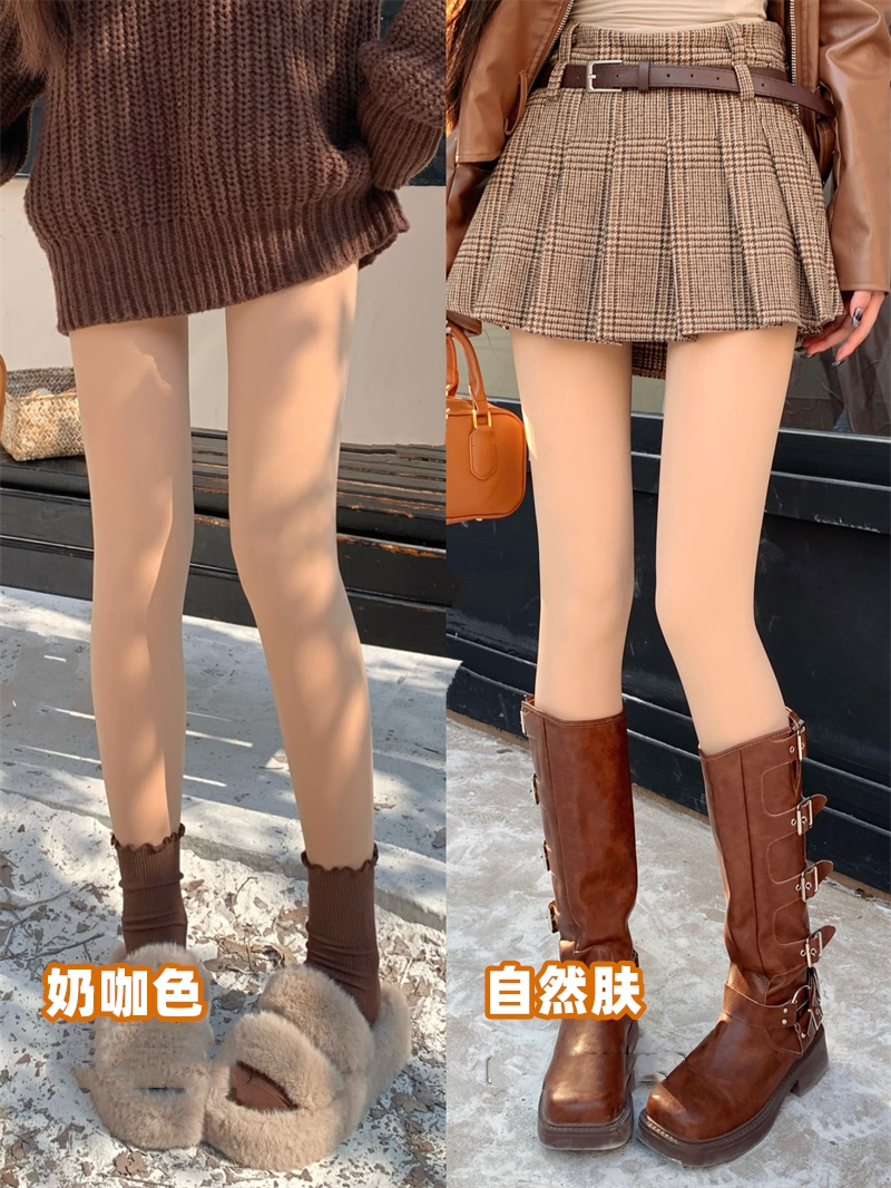Actual shot ~ velvet warm water-gloss socks, bare legs, bare legs, high waist, abdominal control, thin legs, bottoming and foot-stepping pantyhose