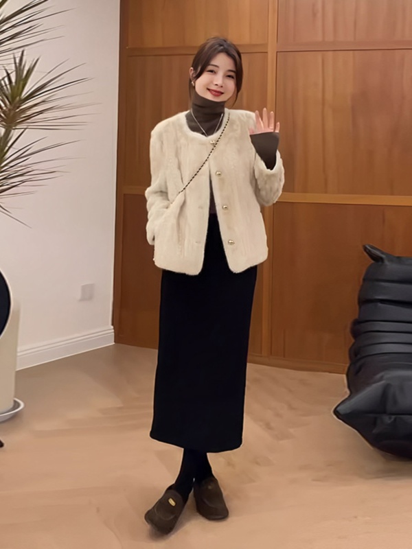 加絨加厚羊羔毛外套女2023新款秋冬季小香風羊羔絨搖粒絨上衣