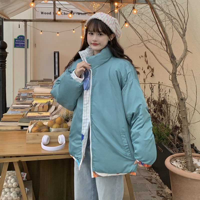 Actual shot~All three standards~Niche design two-wear jacket, loose oversize thickened cotton coat