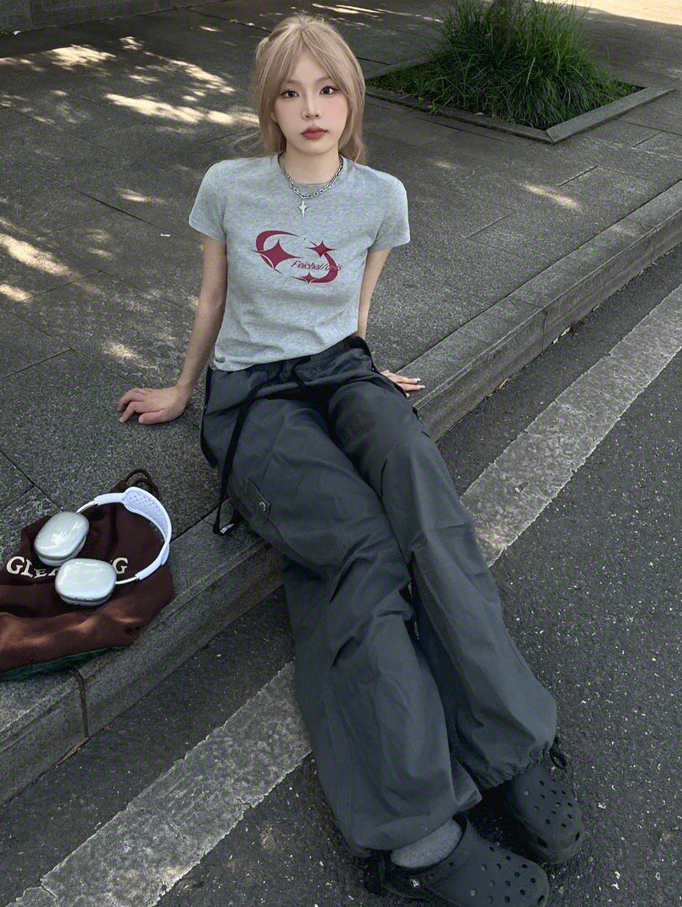 官圖 92棉/8氨綸40支210g純棉 修身短款T恤女短袖