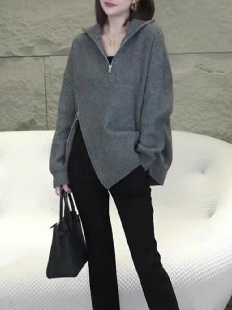 上衣長袖百搭時尚款簡約套頭