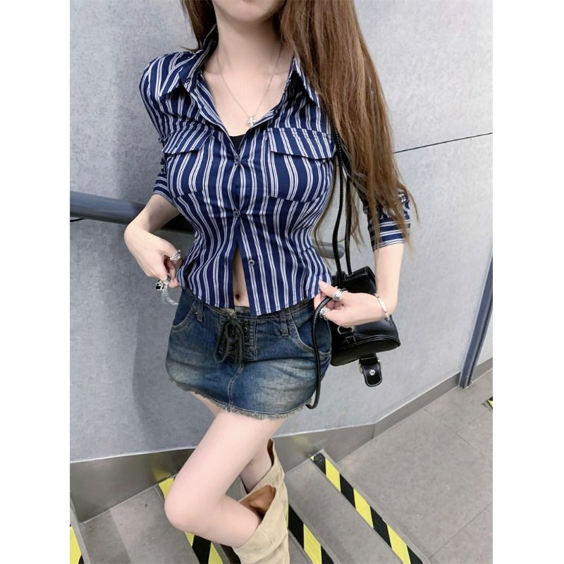 American Retro Bell Sleeve T-Shirt Women's Autumn and Winter Hot Girl Irregular Thin Butterfly Print V-Neck Long Sleeve Top Cardigan