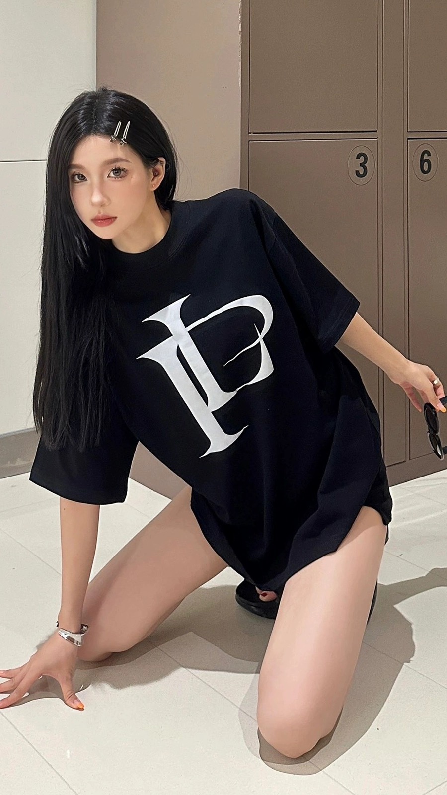 官圖 重磅/精梳純棉 後包領 有縫邊 S-XXXL 夏裝短袖T恤女
