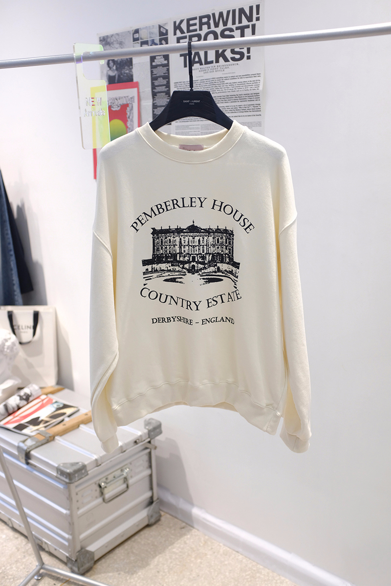 Official photo plus velvet 250g / David's round neck autumn and winter sweatshirt for women plus velvet
