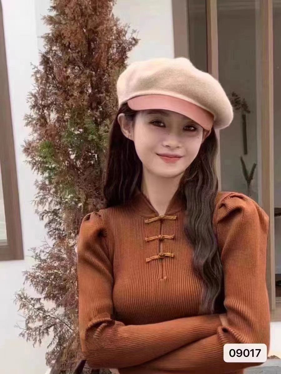 設計感v領超好看針織衫女裝秋季2023新款小個子歐貨漂亮時尚上衣