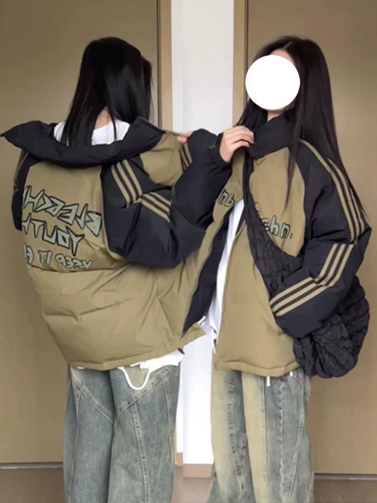 Women's new winter cotton coat, loose student thickened bread coat