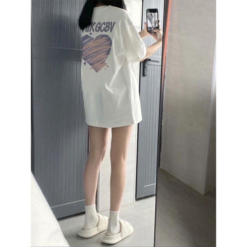 2024春夏新款重磅/精梳純棉 後包領 有縫邊 S-XXXL 夏裝短袖T恤女