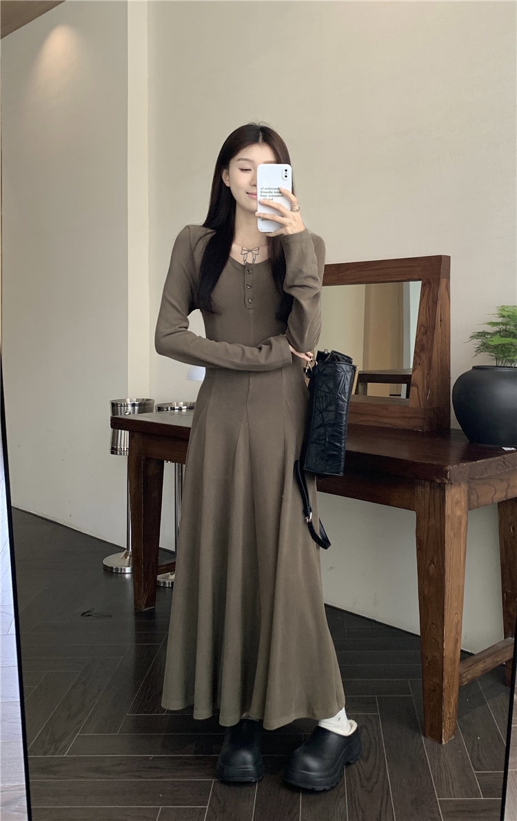 實拍~結構感顯瘦顯高魚尾裙女