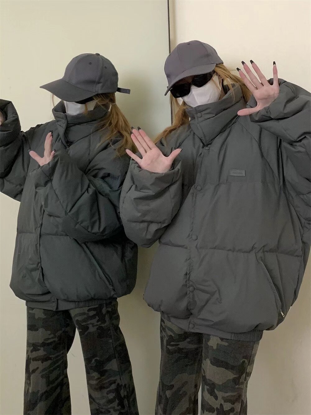 Short cotton coat for women in winter 2023 new Korean style loose student thickened stand collar jacket for small people