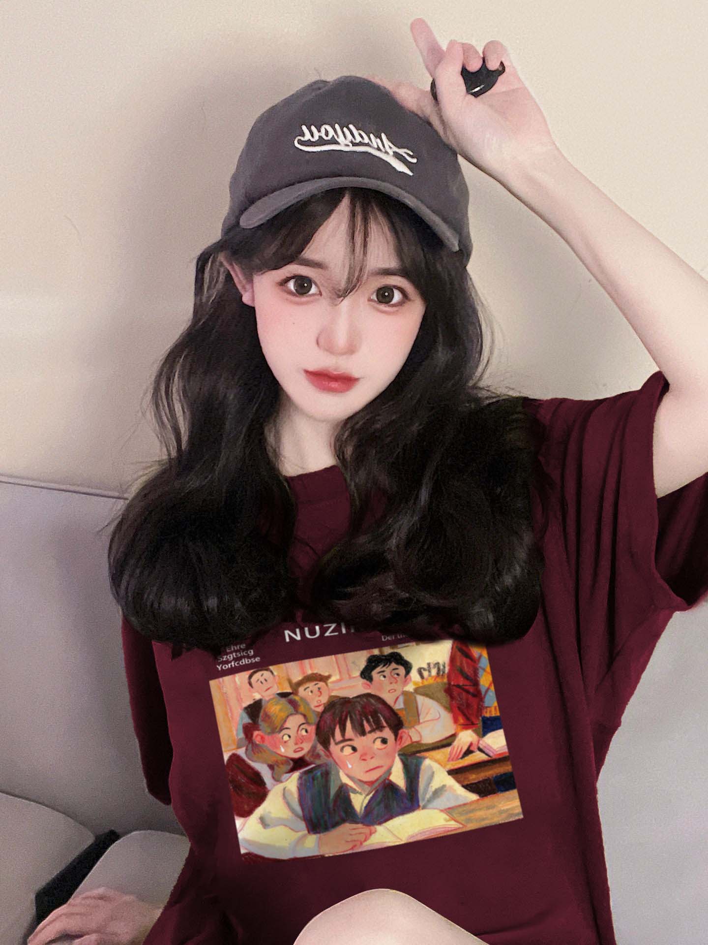 2024春夏新款重磅/精梳純棉 後包領 有縫邊 S-XXXL 夏裝短袖T恤女
