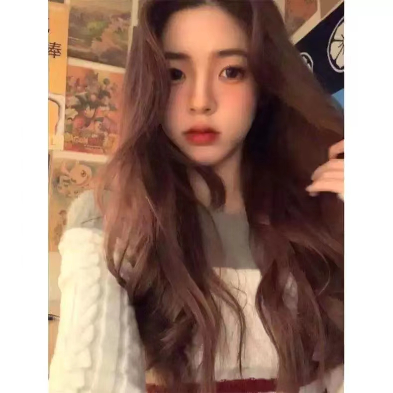 Retro college style contrast striped sweater for women sweet and spicy one-shoulder sexy top
