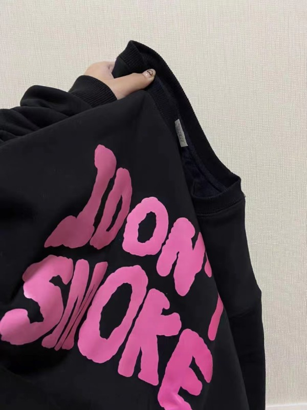 新款加絨加厚印花衛衣女圓領簡約高級感上衣