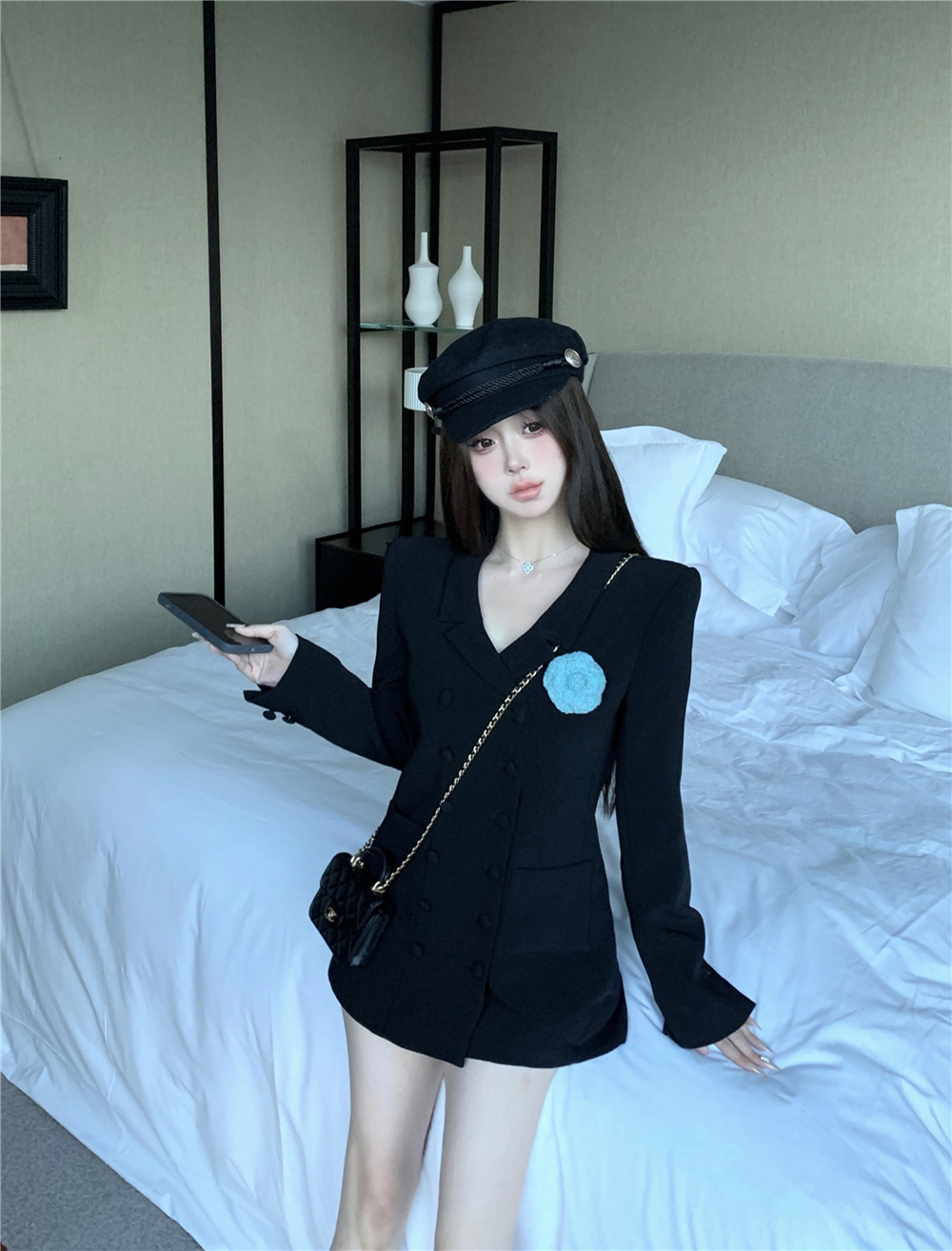 Annie Hall Double Breasted Suit Women's New Vintage Jacket