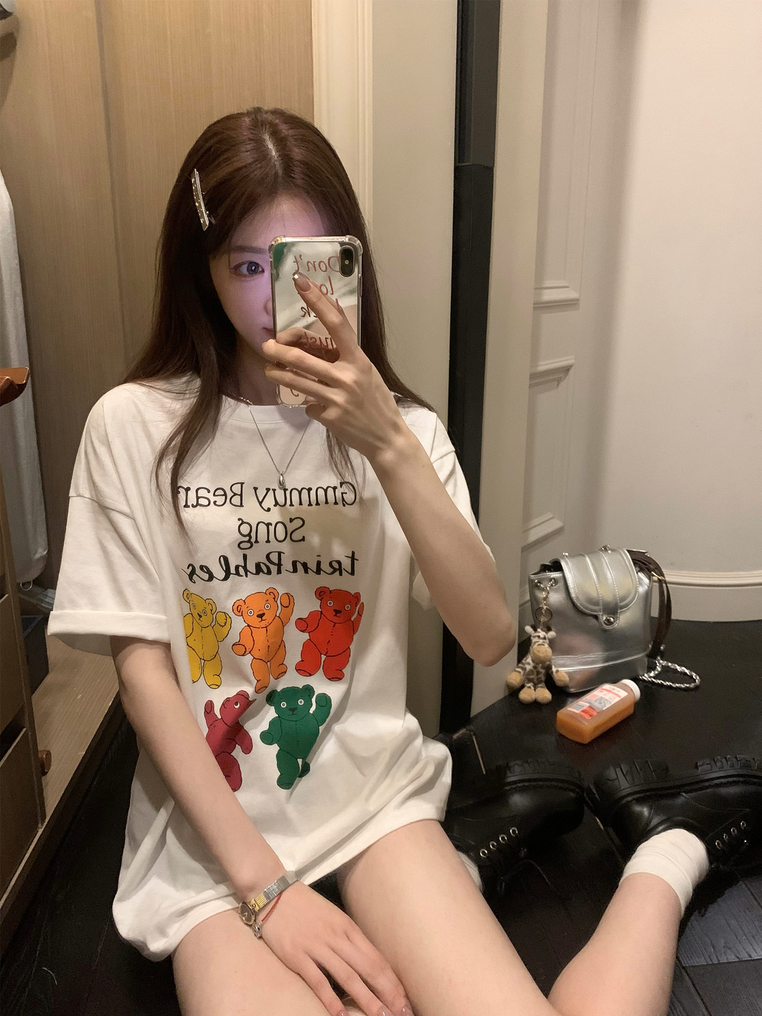 2024春夏新款重磅/精梳純棉 後包領 有縫邊 S-XXXL 夏裝短袖T恤女