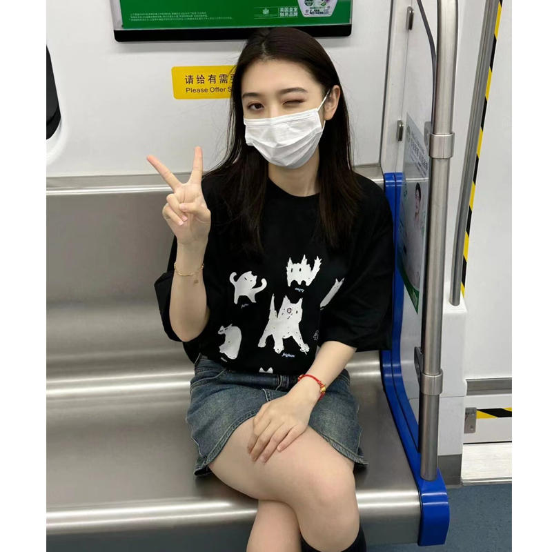 2024春夏新款重磅/精梳純棉 後包領 有縫邊 S-XXXL 夏裝短袖T恤女