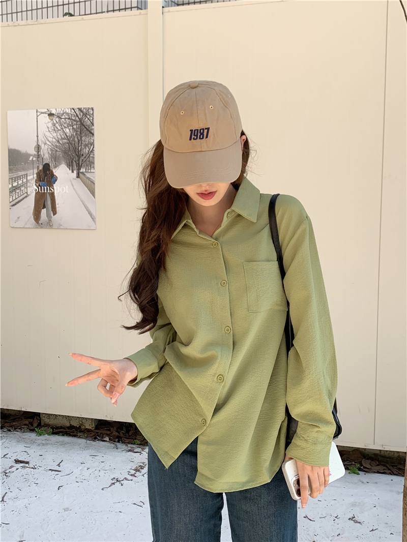 實拍 春夏季韓版寬鬆百搭薄款鹽系防曬衣ins潮