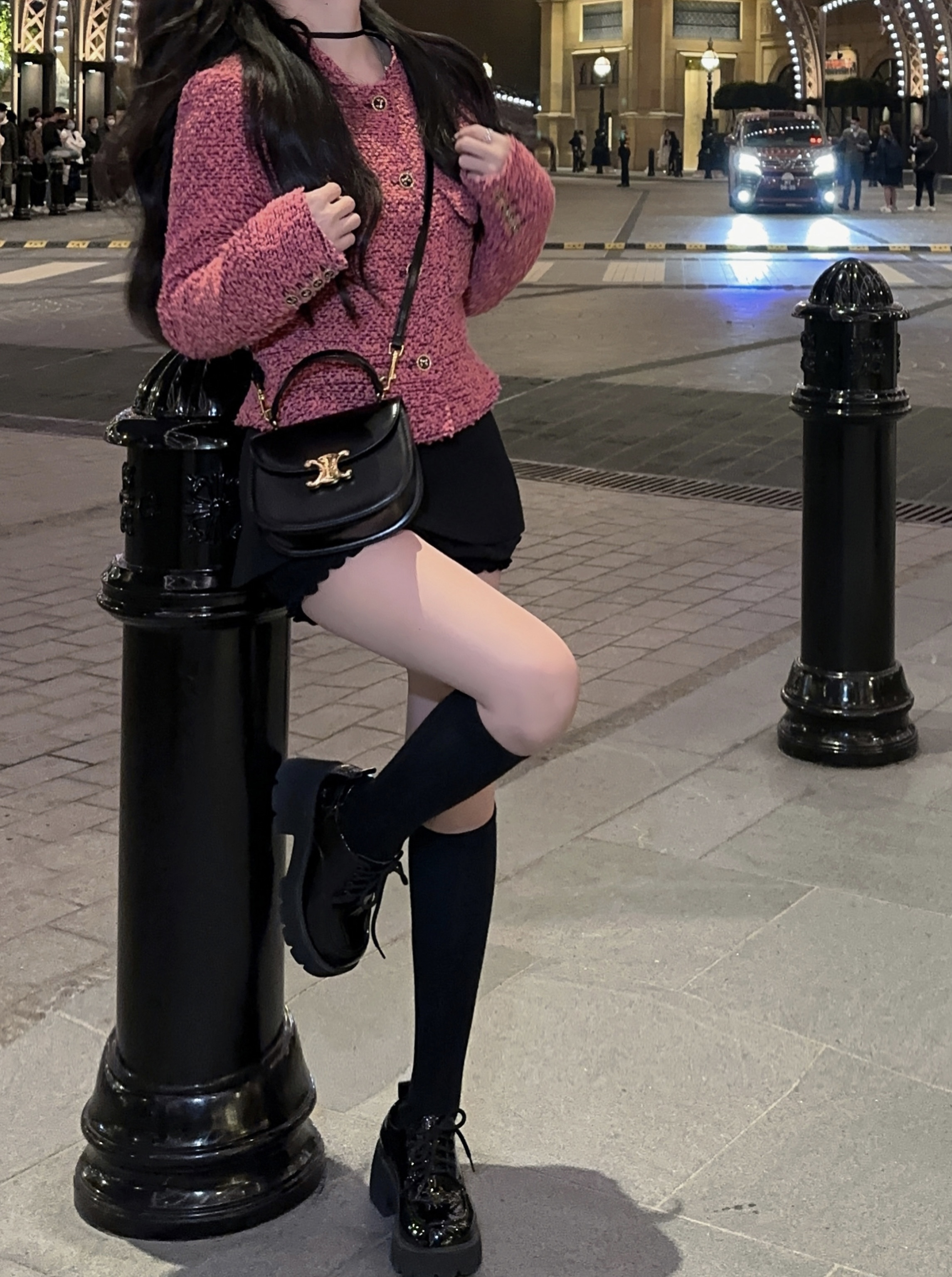 Real shot, unique and high-end, super good-looking, light and mature style, this year's popular pink fragrant style short jacket for women