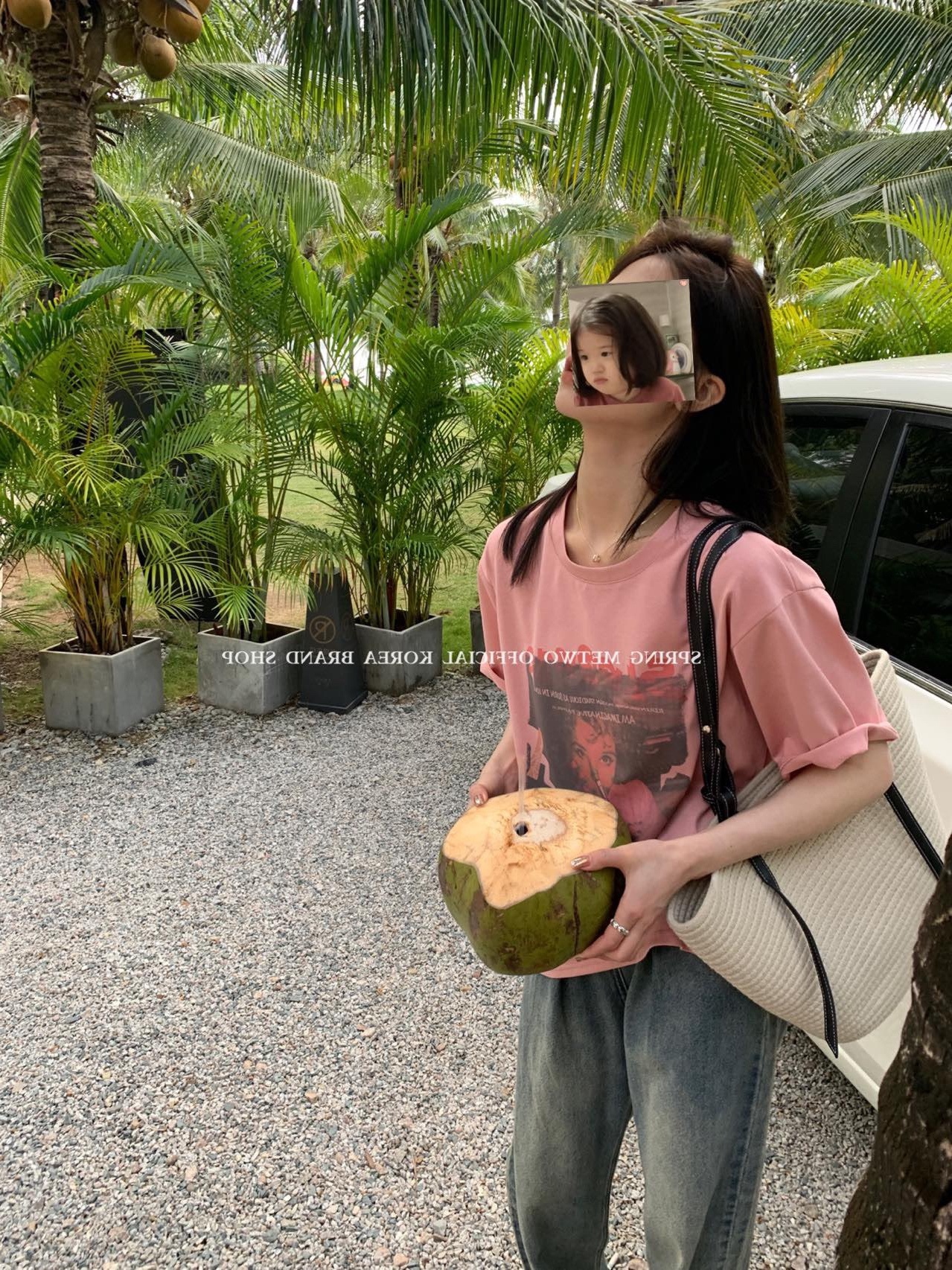 官圖 重磅/精梳純棉 後包領 有縫邊 S-XXXL 夏裝短袖T恤女