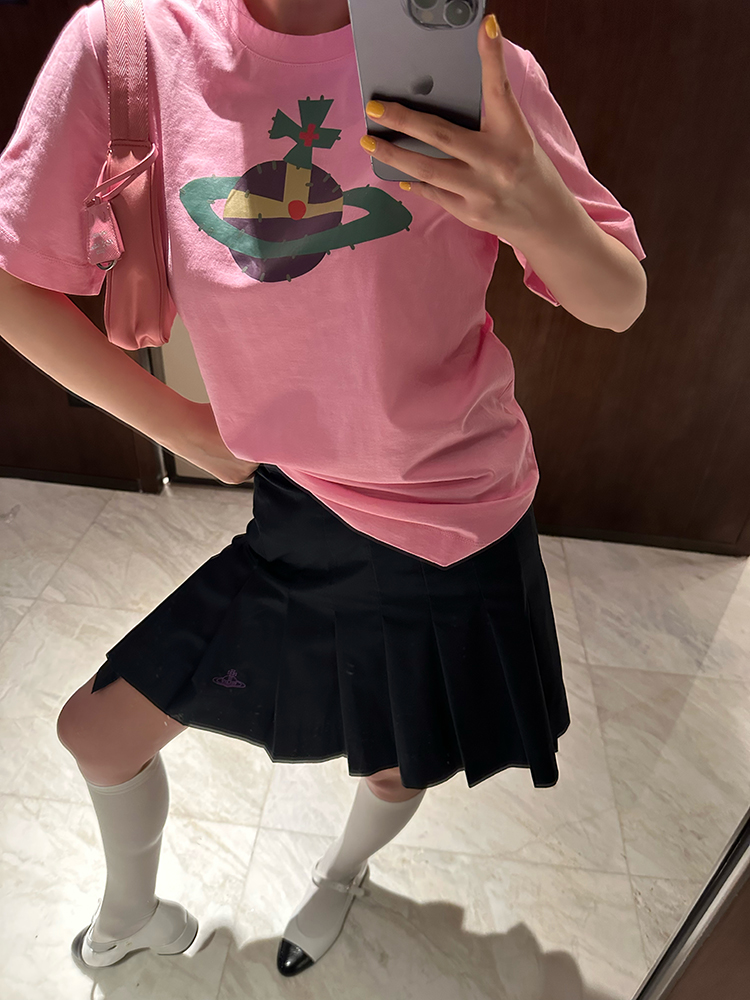 官圖 重磅/精梳純棉 後包領 有縫邊 S-XXXL 夏裝短袖T恤女