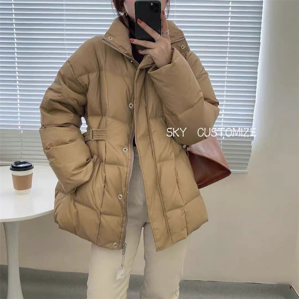 輕薄羽絨服女短款寬鬆韓版薄款百搭立領外套學生森系顯瘦收腰休閒