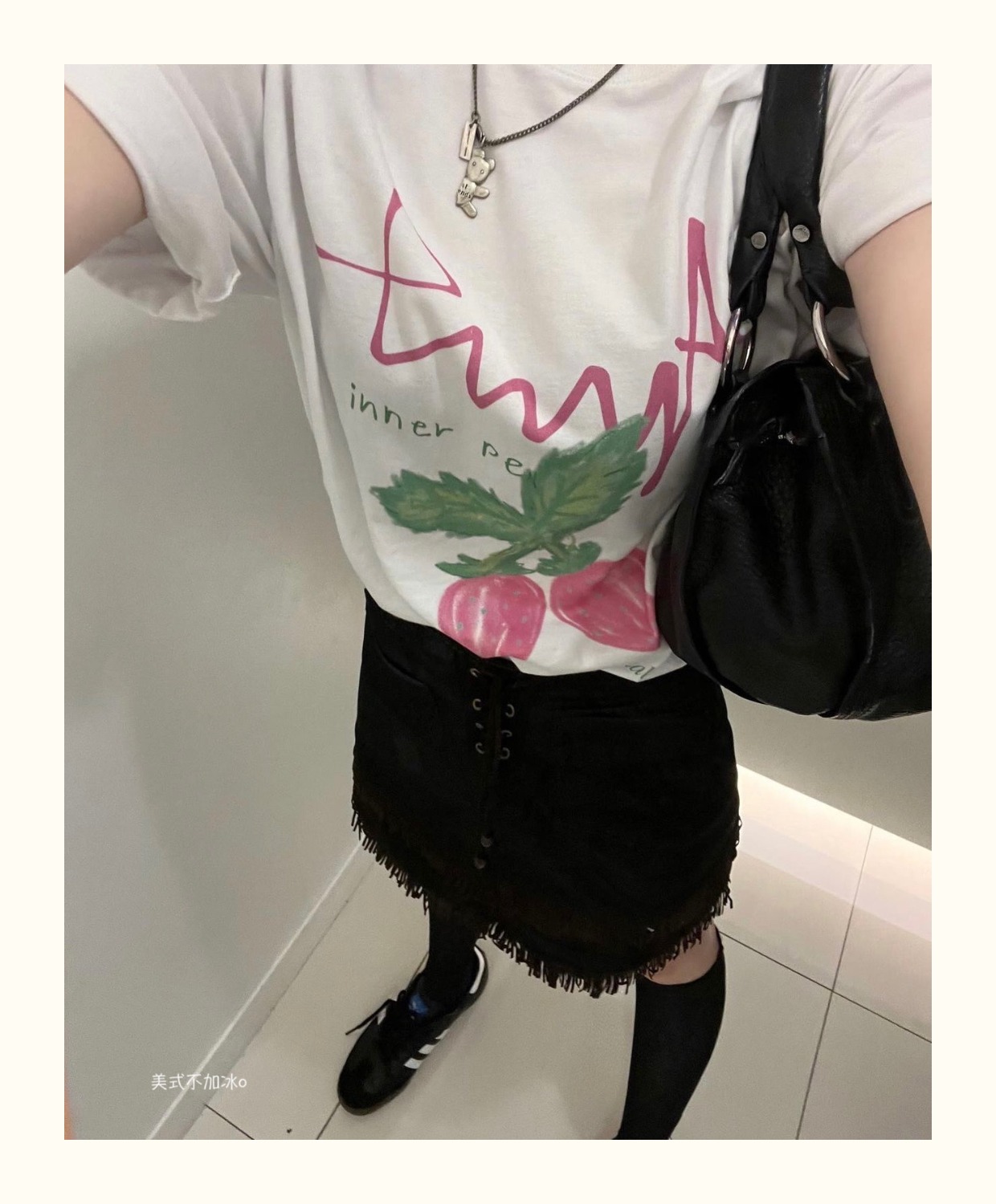 官圖 重磅/精梳純棉 後包領 有縫邊 S-XXXL 夏裝短袖T恤女