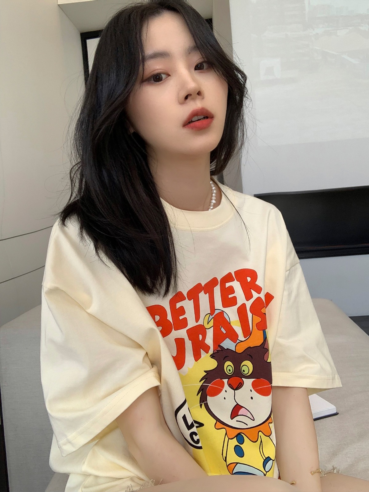 2024春夏新款重磅/精梳純棉 後包領 有縫邊 S-XXXL 夏裝短袖T恤女