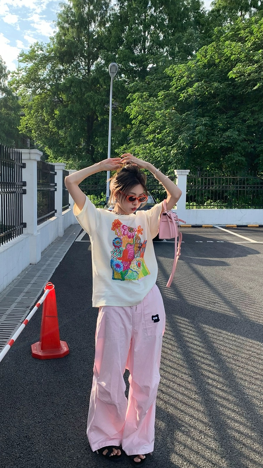 重磅/精梳純棉後包領 有縫邊S-XXXL夏裝短袖T恤女