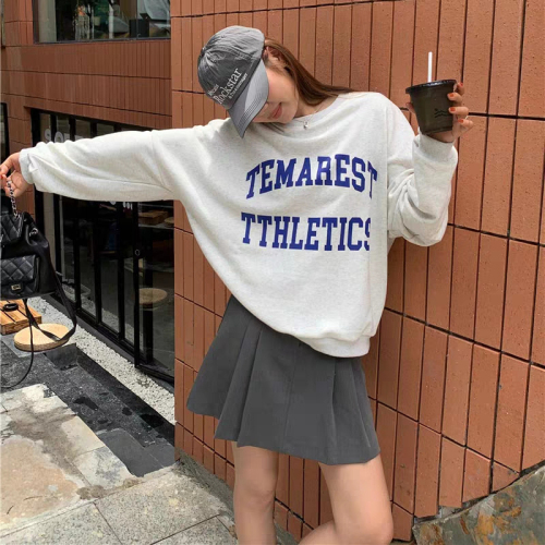 Hong Kong style thin couple sweatshirt women's high-end niche student jacket ins trend