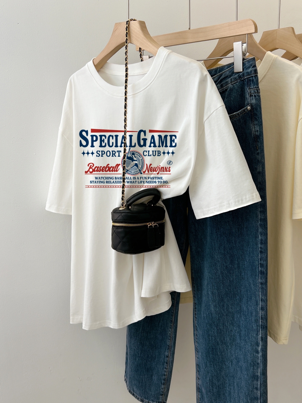 Real shot 2024 spring and summer new style 100% cotton combed cotton printed summer short-sleeved T-shirt women's loose Korean version