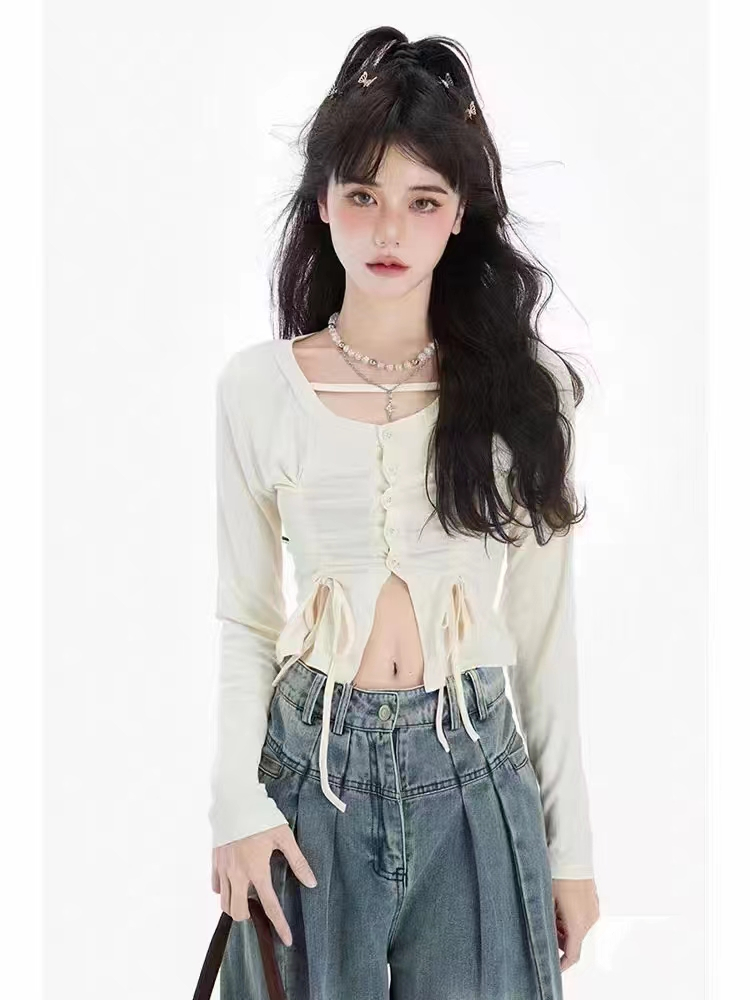 New pure lust style sexy hottie bottoming knitted top