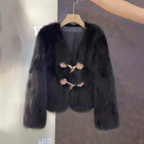 Quality inspector's picture 2024 autumn and winter new style fox fur high-end fur coat women's versatile short fur coat
