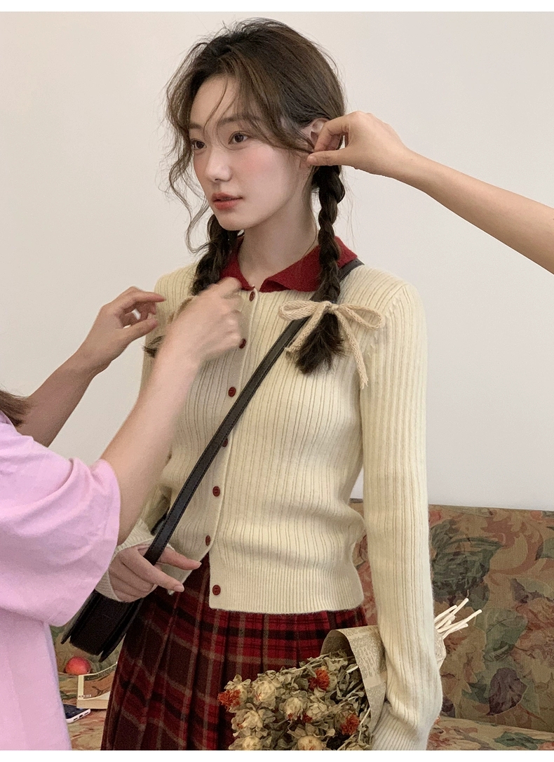 Arctic Velvet Washed Clothes Length 50 Bust 68 Sleeve Length 60 2024 Spring and Autumn New Cardigan Top Jacket