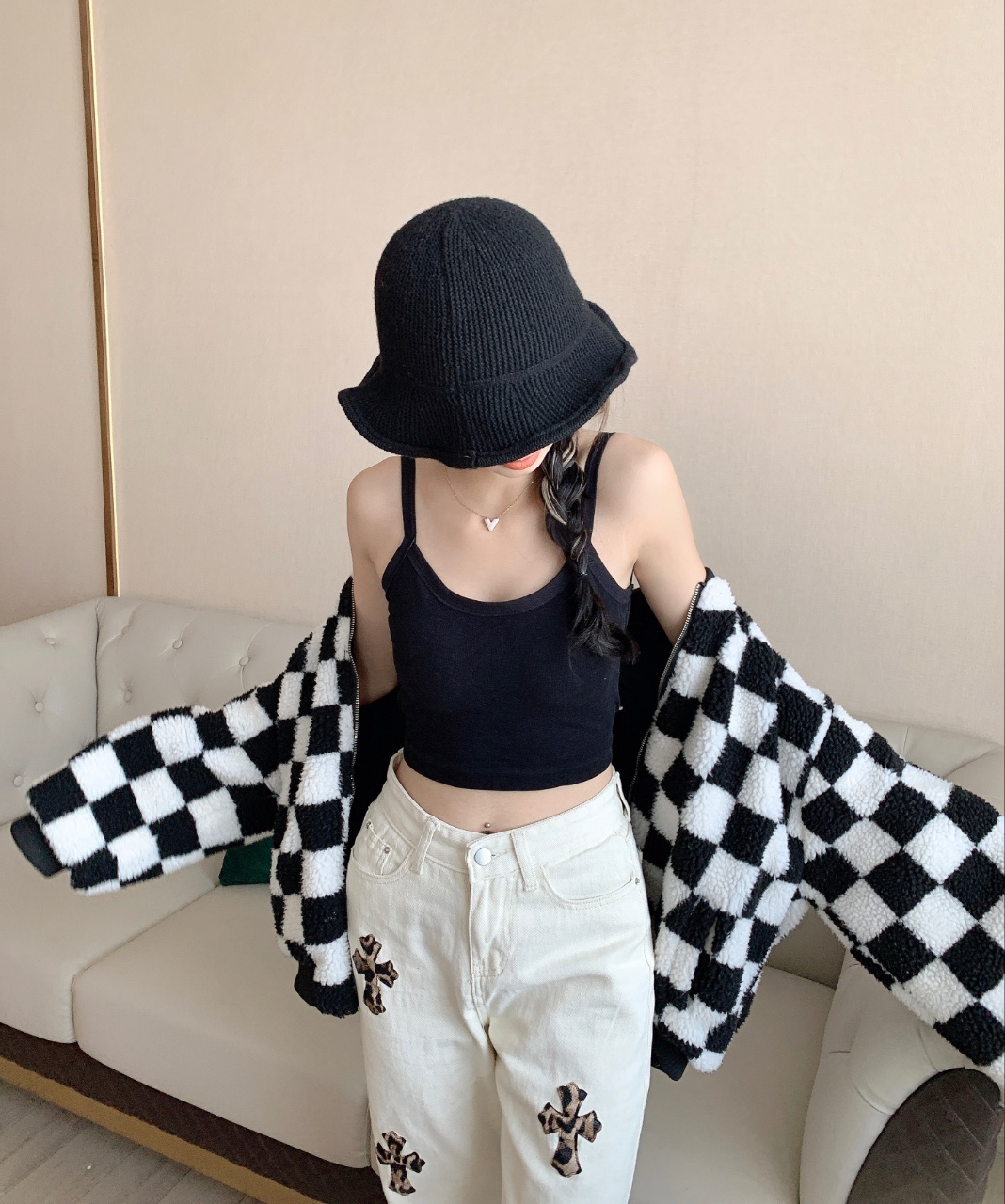 無縫90錦綸10氨綸 2024款辣妹背心性感美背帶胸墊