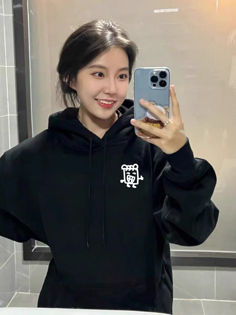 新款女秋冬上衣長袖連帽衛衣