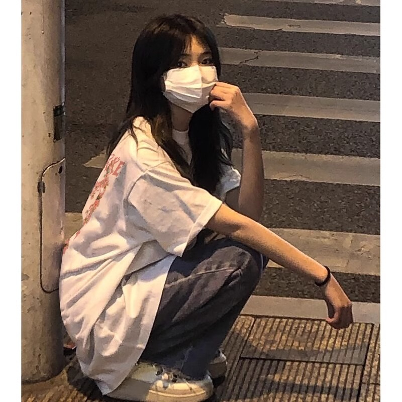 220克精梳緊密賽洛趣味卡通蝴蝶字母印花短袖T恤