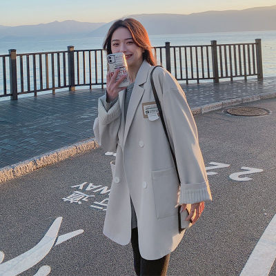 Hong Kong style small blazer women's 2024 spring Korean version new design niche trendy street age-reducing suit tops