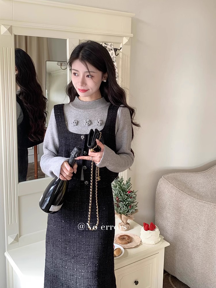 不出錯No errors coco小姐～超百搭貴氣富家千金感小香毛呢套裝
