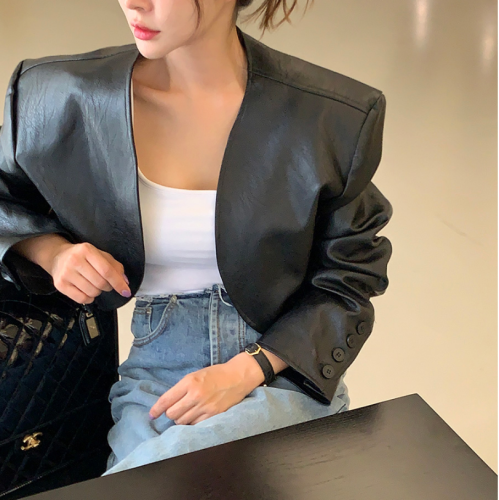 Original leather bolero jacket