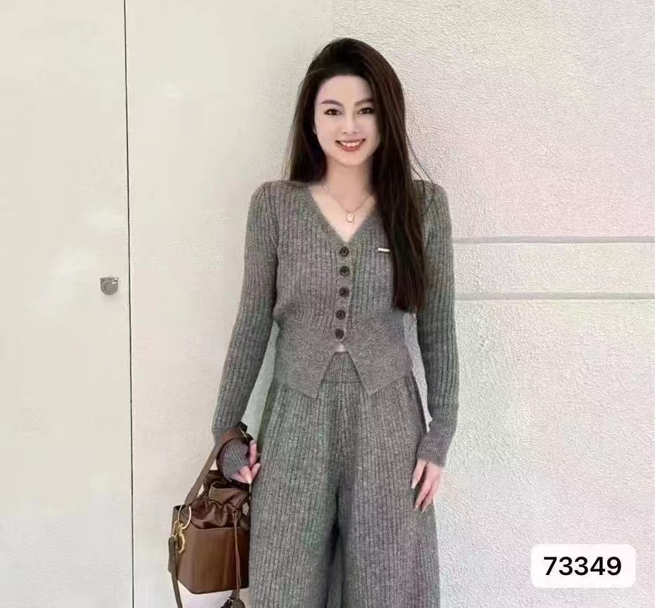 秋冬新款韓版時尚休閒V領單排扣活性件染開衫上衣女