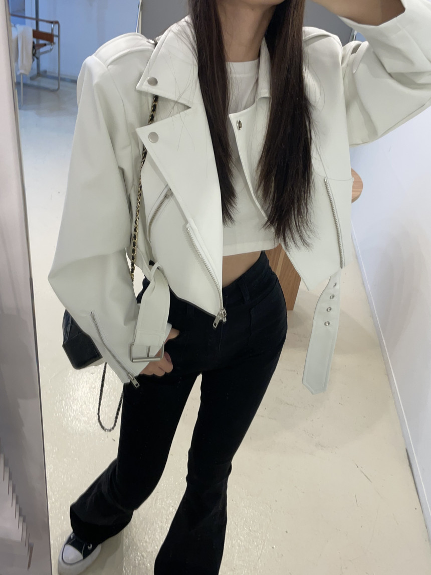 Original motorcycle PU leather jacket