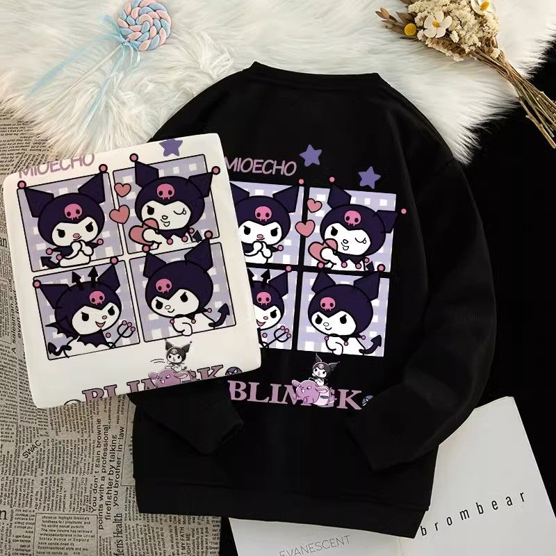 Thin plus velvet and thickened Korean style niche casual couple sweatshirt for women ins lazy style design jacket