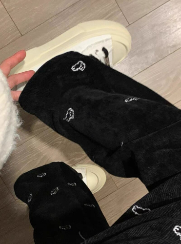 Corduroy American Retro Thick Corduroy Rabbit Women's Casual Pants Autumn/Winter Loose Matchy