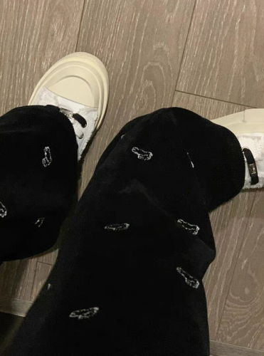 Corduroy American Retro Thick Corduroy Rabbit Women's Casual Pants Autumn/Winter Loose Matchy